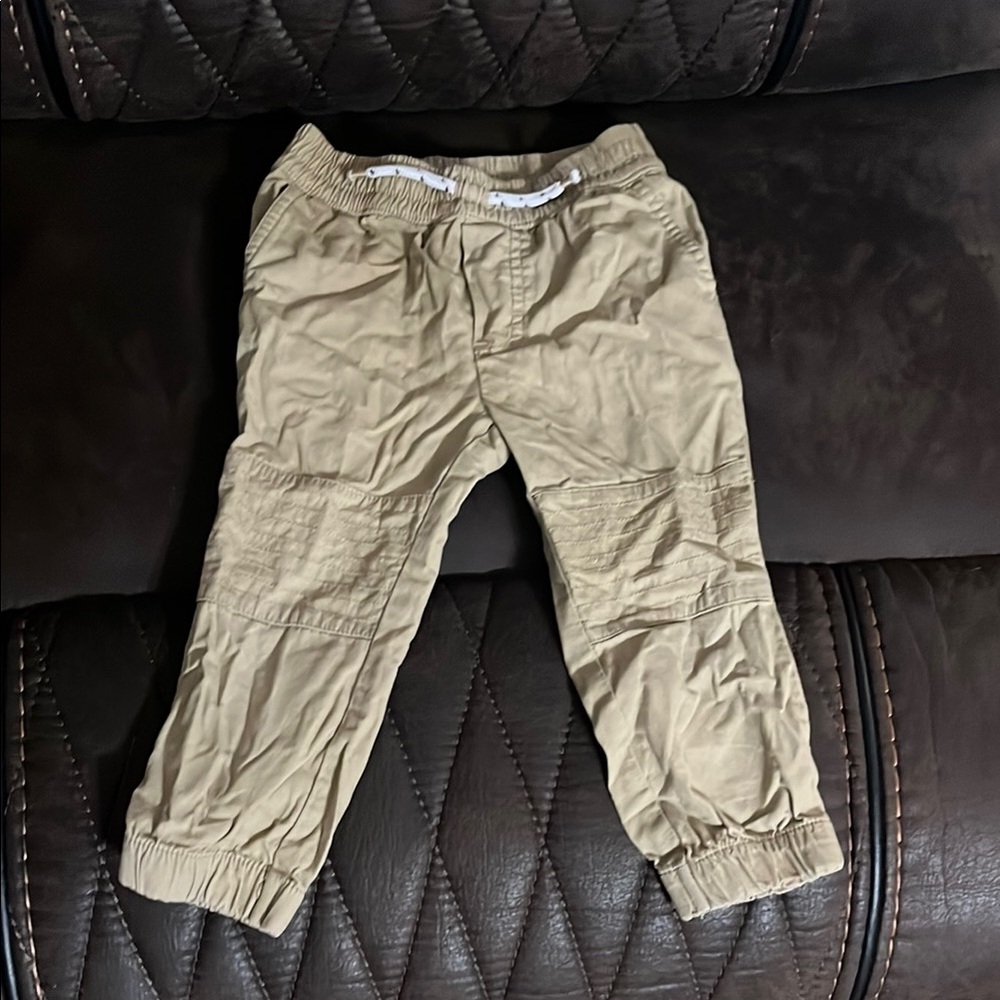 Garanimals Tan Casual Bottoms with Elastic Waistband